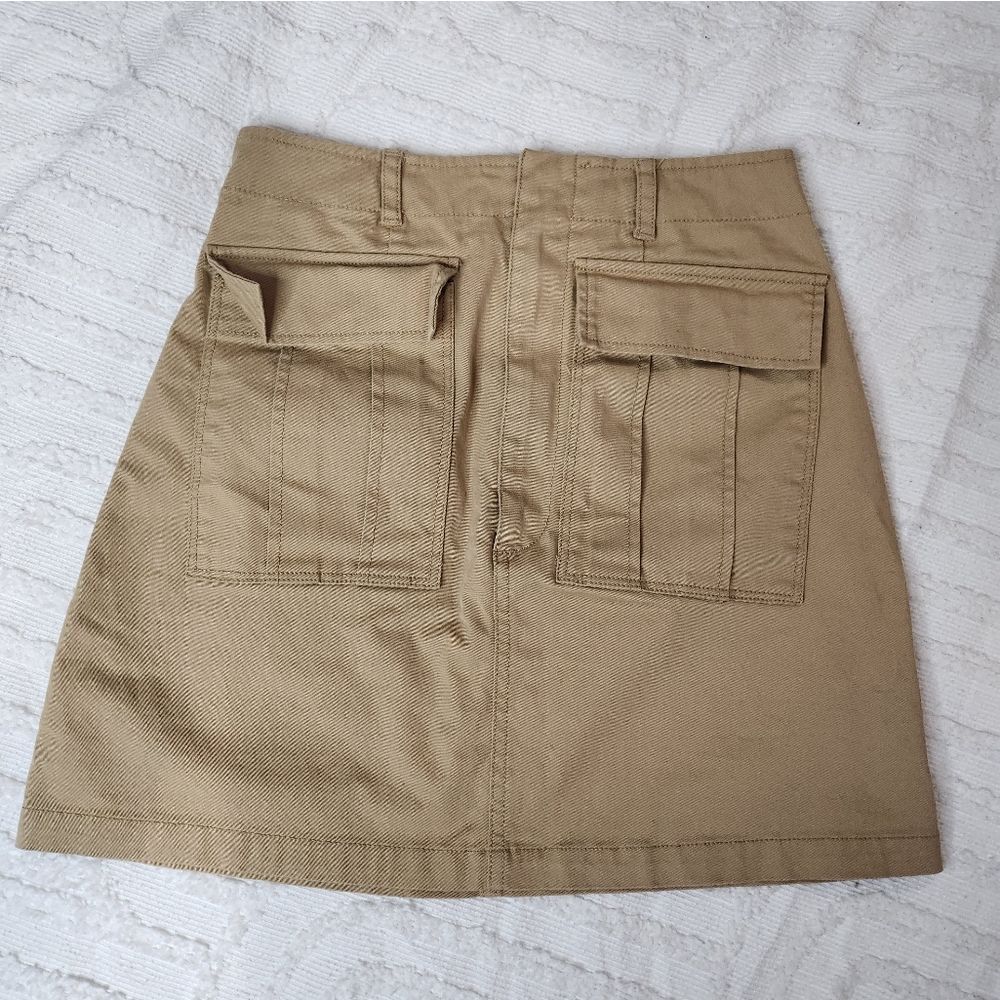 Zara khaki high waist skirt